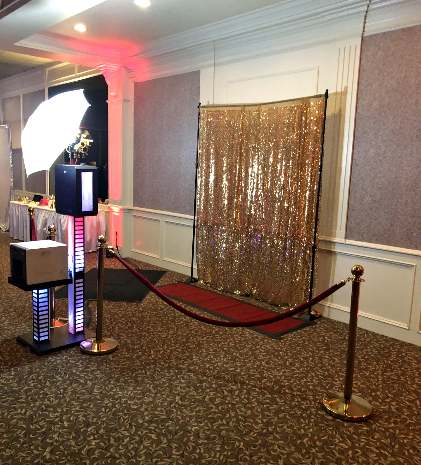 Detroit photo booth print strip with guests enjoying a custom event keepsake
